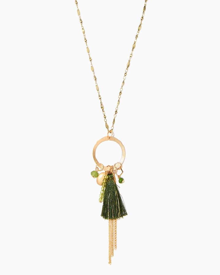 Charming Charlie Laney Tassel Necklace Set