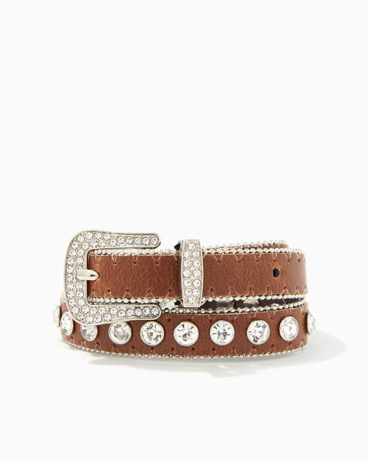 Charming Charlie Howdy Rhinestone Boot Straps