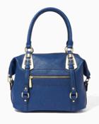 Charming Charlie Refined Buckle Satchel
