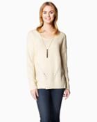 Charming Charlie Crisscross Pullover Sweater