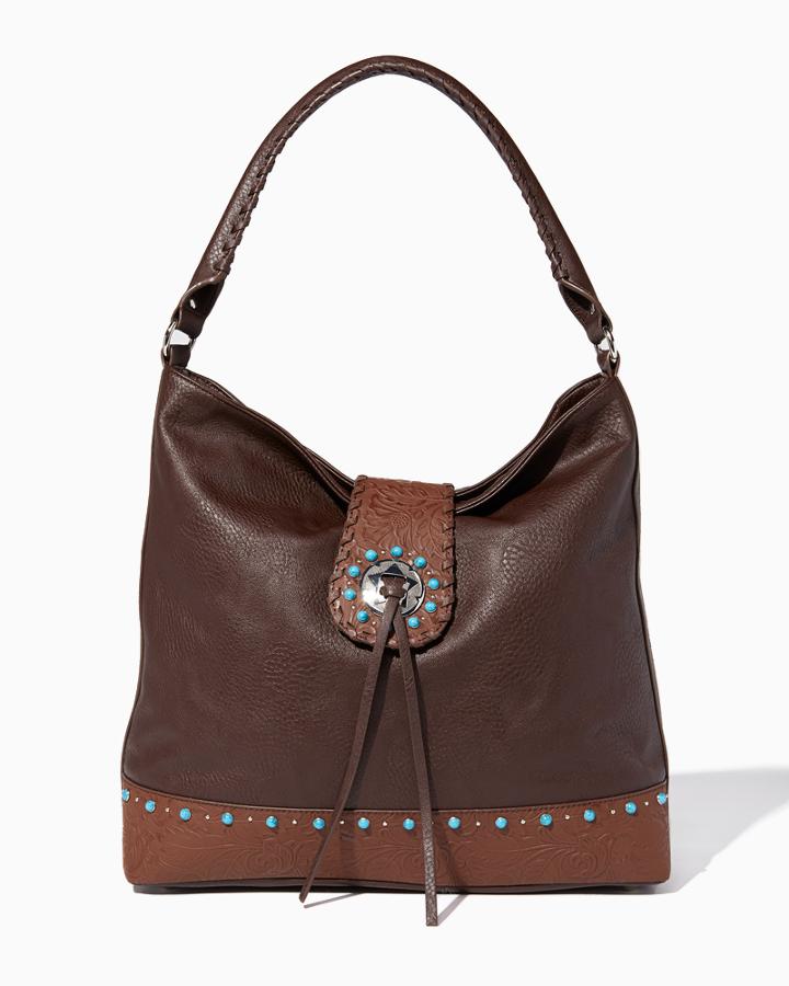 Charming Charlie Let's Rodeo Slouchy Hobo Bag
