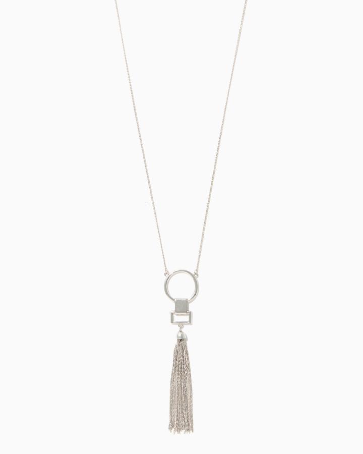 Charming Charlie Lana Deco Tassel Necklace