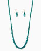 Charming Charlie Graduated Beads Necklace Set