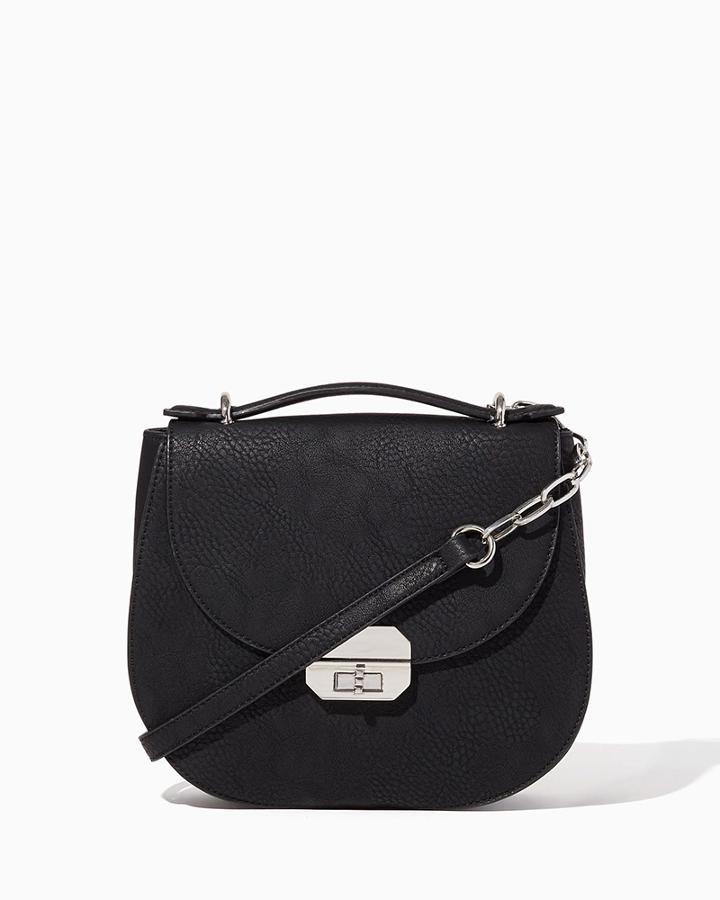 Charming Charlie Roseville Saddle Bag