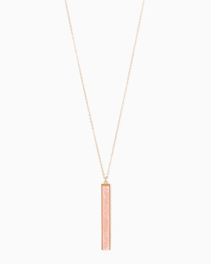 Charming Charlie Reese Bar Pendant Necklace
