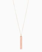 Charming Charlie Reese Bar Pendant Necklace