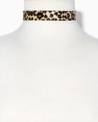 Charming Charlie Reversible Leopard Choker Necklace