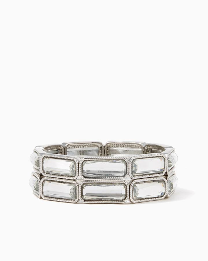 Charming Charlie Textured Edge Bracelet Set