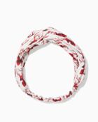 Charming Charlie Deer Plaid Hair Wrap