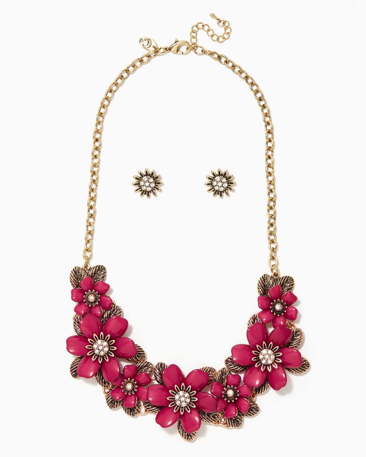 Charming Charlie Sweet Garland Necklace Set