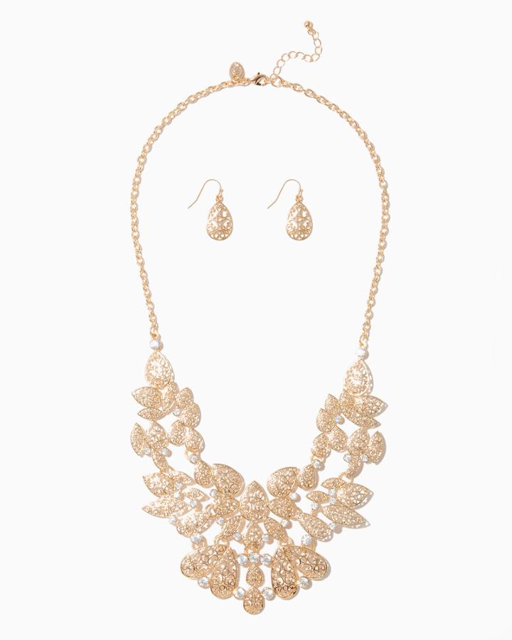 Charming Charlie Filigree Nights Necklace Set
