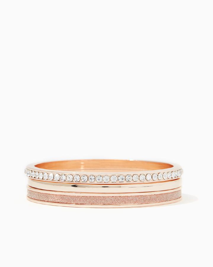 Charming Charlie Ella Sparkling Bangle Set