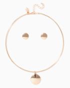 Charming Charlie Dainty Coin Necklace Set