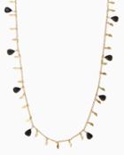 Charming Charlie Faceted Teardrops Necklace