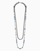 Charming Charlie Glass Bead Layered Necklace