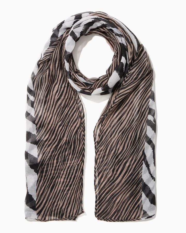 Charming Charlie Zebra Print Scarf