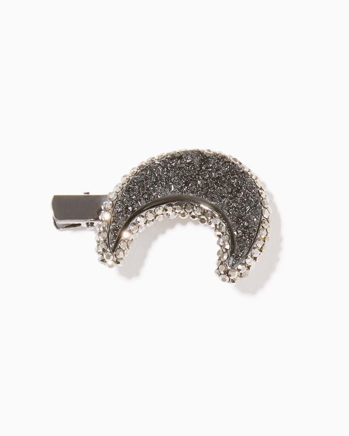 Charming Charlie Druzy Crescent Moon Hair Clip