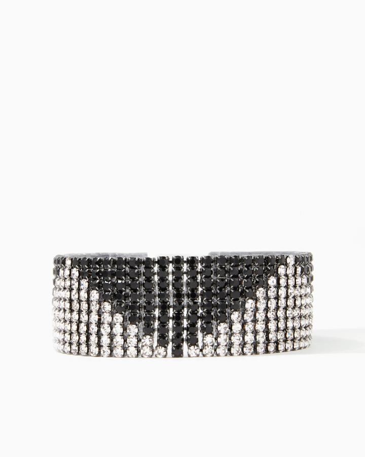 Charming Charlie Pyramid Rhinestone Bracelet