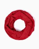 Charming Charlie Shimmering Pleated Infinity Scarf