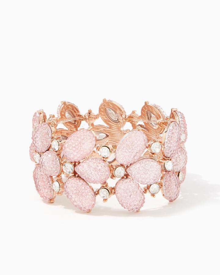 Charming Charlie Glittering Teardrops Stretch Bracelet