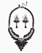 Charming Charlie Alyssa Rhinestone Necklace Set