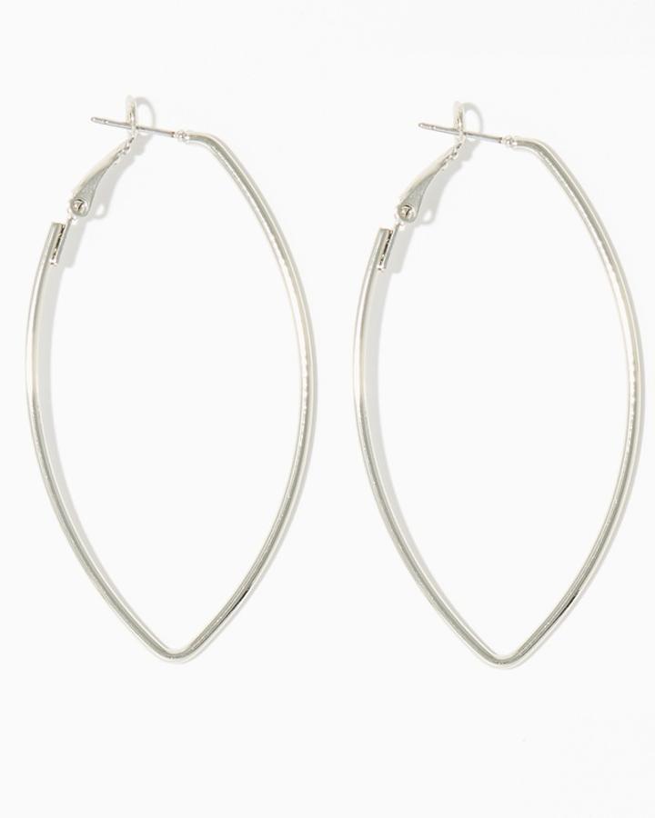 Charming Charlie Open Marquise Hoops