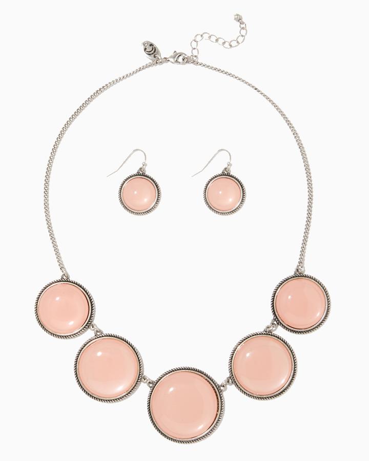 Charming Charlie Polished Bauble Necklace Set