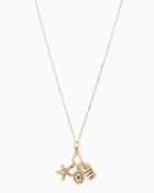 Charming Charlie Sea Charms Pendant Necklace