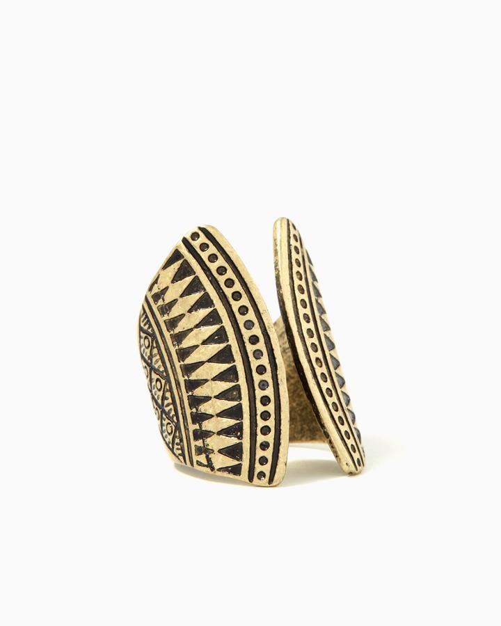 Charming Charlie Olivia Burnished Split Ring