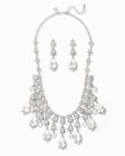 Charming Charlie Sparkling Reign Necklace Set