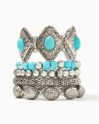 Charming Charlie Mezzo Turquoise Bracelet Set