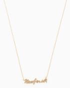 Charming Charlie New Jersey Pendant Necklace