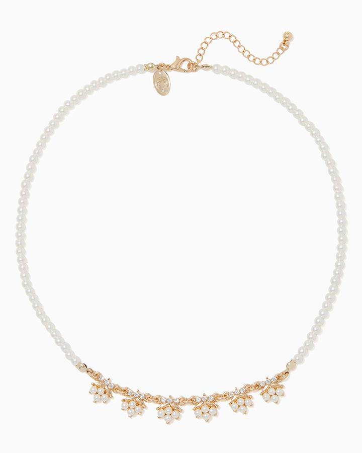 Charming Charlie Here Comes The Bride Pearly Necklace