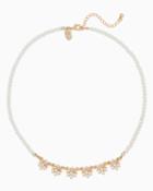 Charming Charlie Here Comes The Bride Pearly Necklace