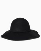 Charming Charlie Wool Braided Floppy Hat