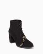 Charming Charlie Studded Lace Up Booties