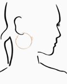 Charming Charlie Dreamer Butterfly Hoop Earrings