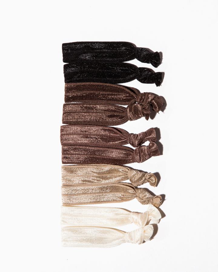 Charming Charlie Nude Neutrals Hair Tie Set