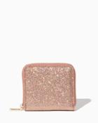 Charming Charlie Glittering Square Wallet