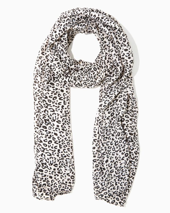 Charming Charlie Snow Leopard Scarf