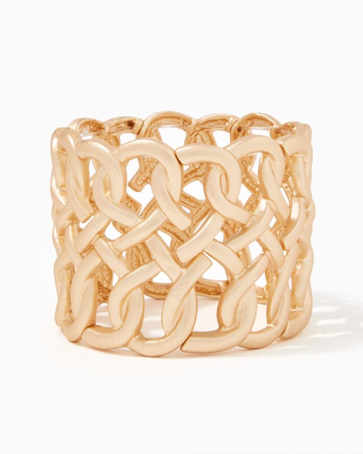 Charming Charlie Matte Chain Stretch Bracelet