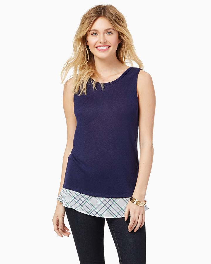 Charming Charlie Perfect Stitch Hem Tank