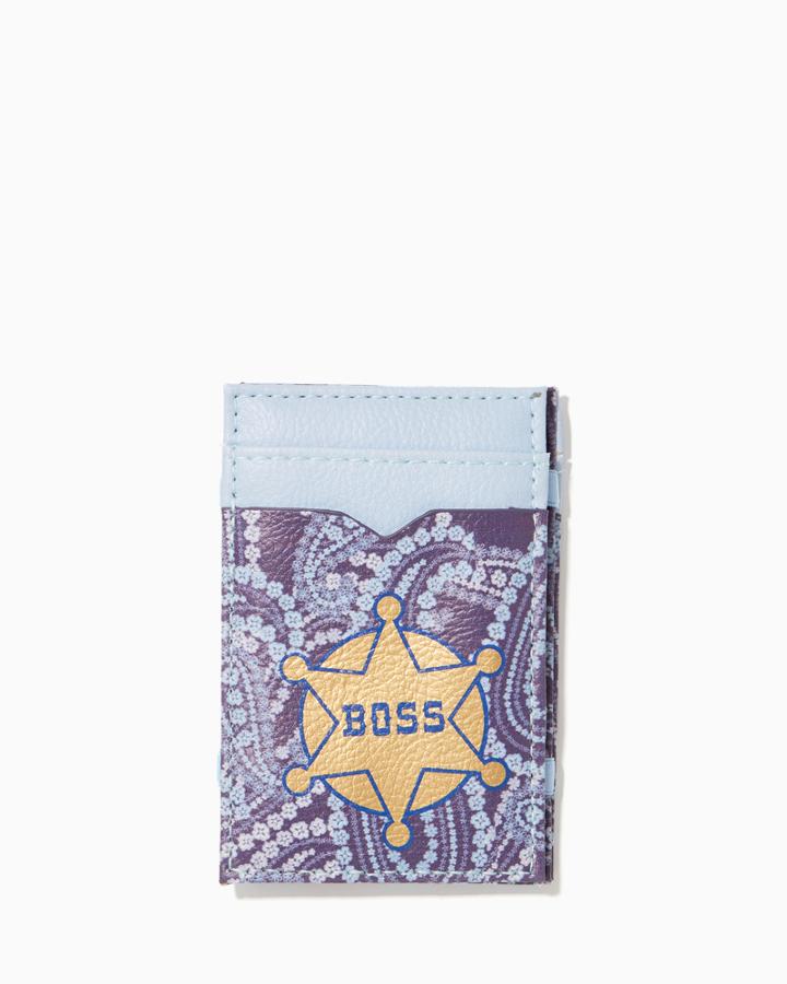 Charming Charlie Boss Badge Magic Wallet