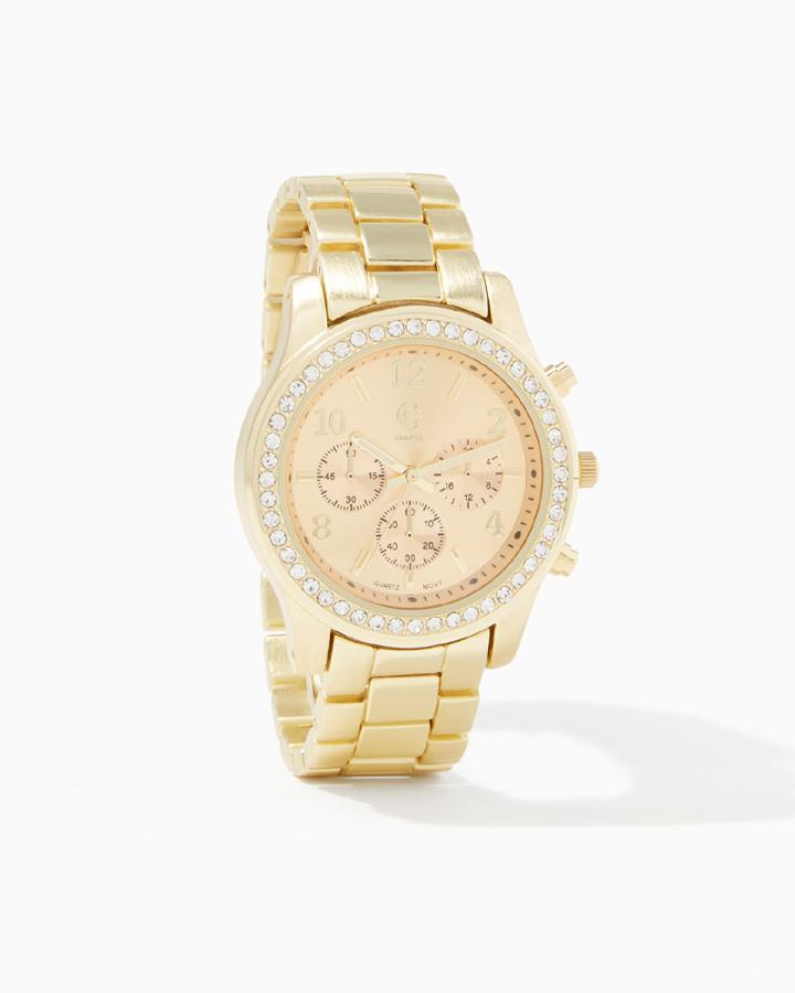 Charming Charlie Brandy Medium Boyfriend Watch