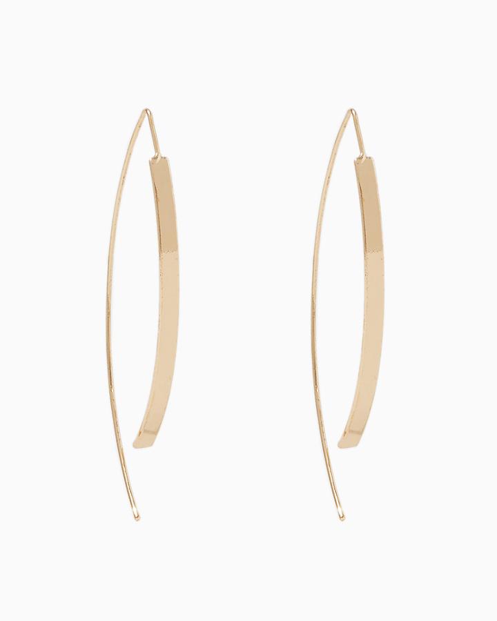 Charming Charlie Simple Shine Slip Through Earrings