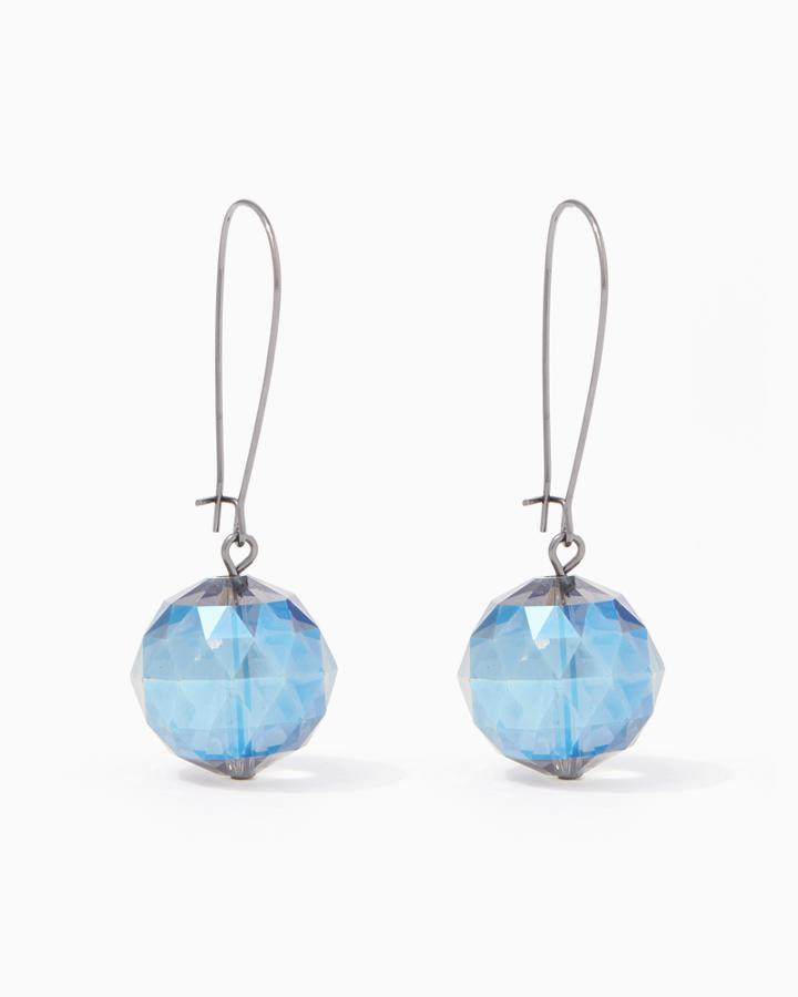 Charming Charlie Glass Drop Wire Earrings