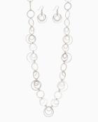 Charming Charlie Circle Up Necklace Set