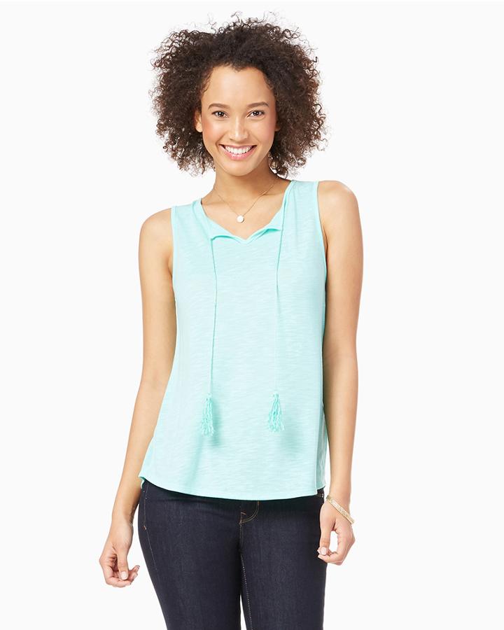 Charming Charlie April Tassel Tank