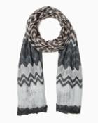 Charming Charlie Chevron Open Knit Scarf