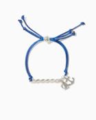 Charming Charlie Braided Anchor Pull Clasp Bracelet